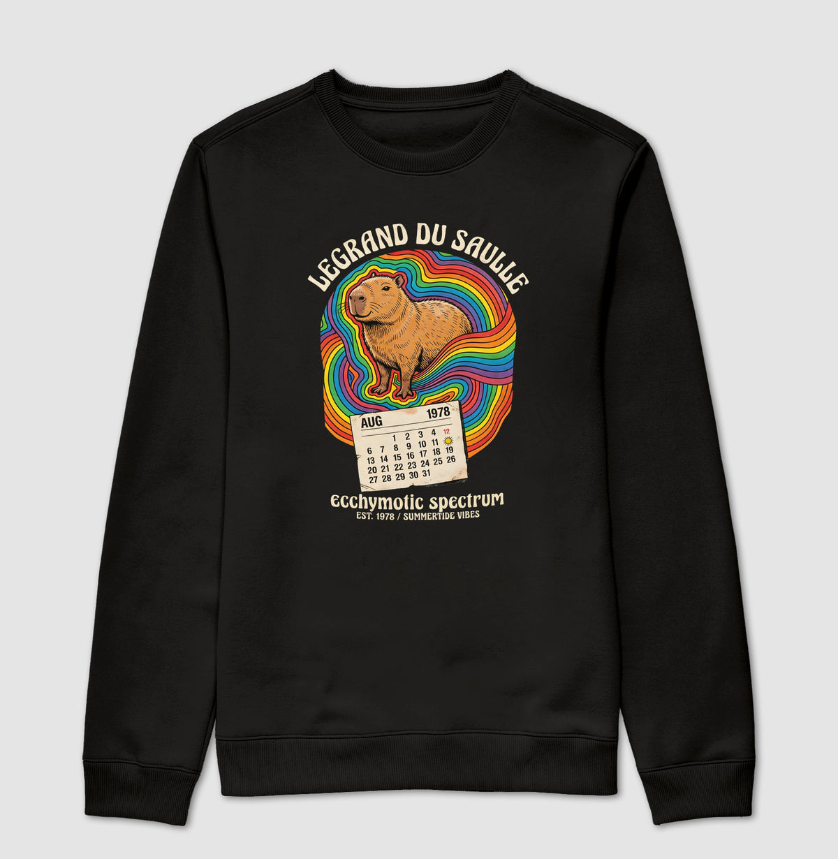 Suéter Moletom Medicina Legal "Espectro Equimótico" | A Capivara de Legrand du Saulle