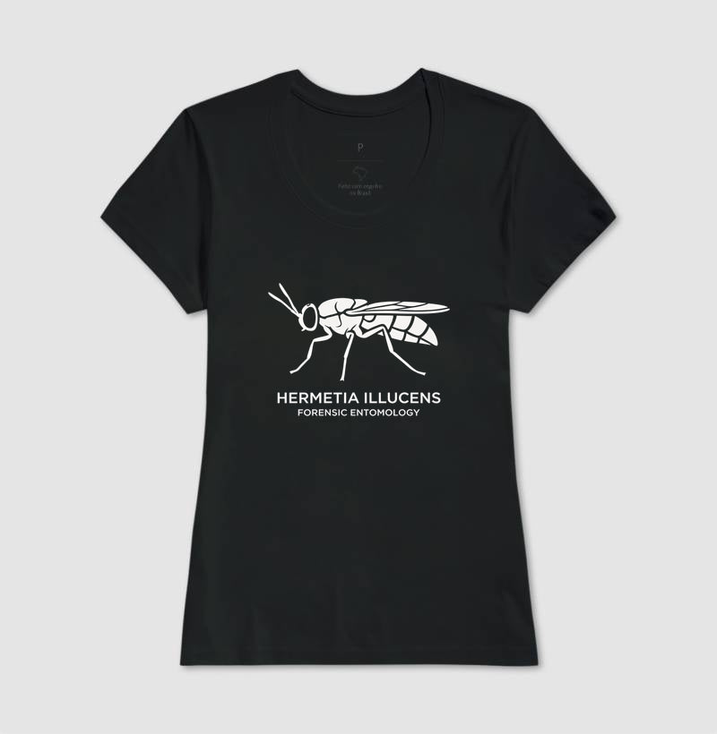 Camiseta "Hermetia Illucens" | O Minimalismo Forense