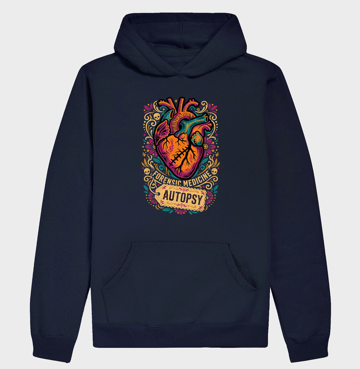 Hoodie Moletom Medicina Legal "Autopsy" | A Arte da Patologia Forense