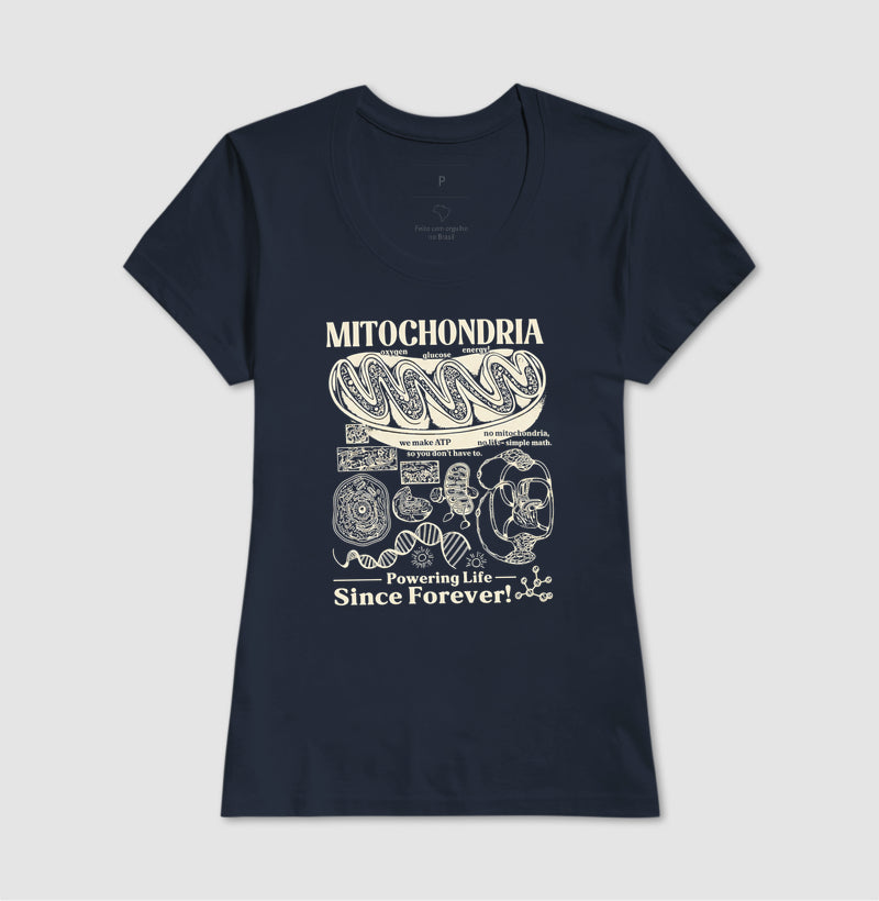 Camiseta "Mitochondria: Powering Life" | A Usina de Força da Vida