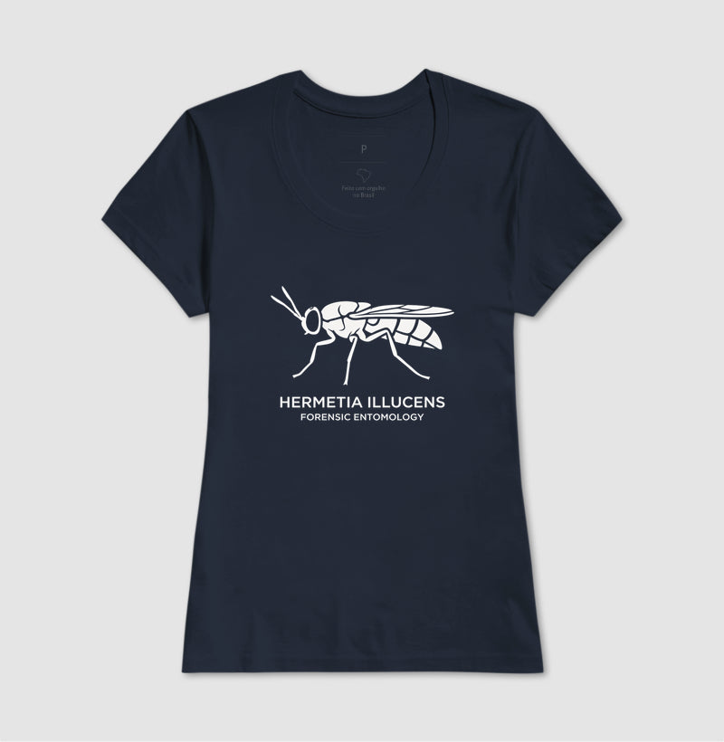 Camiseta "Hermetia Illucens" | O Minimalismo Forense