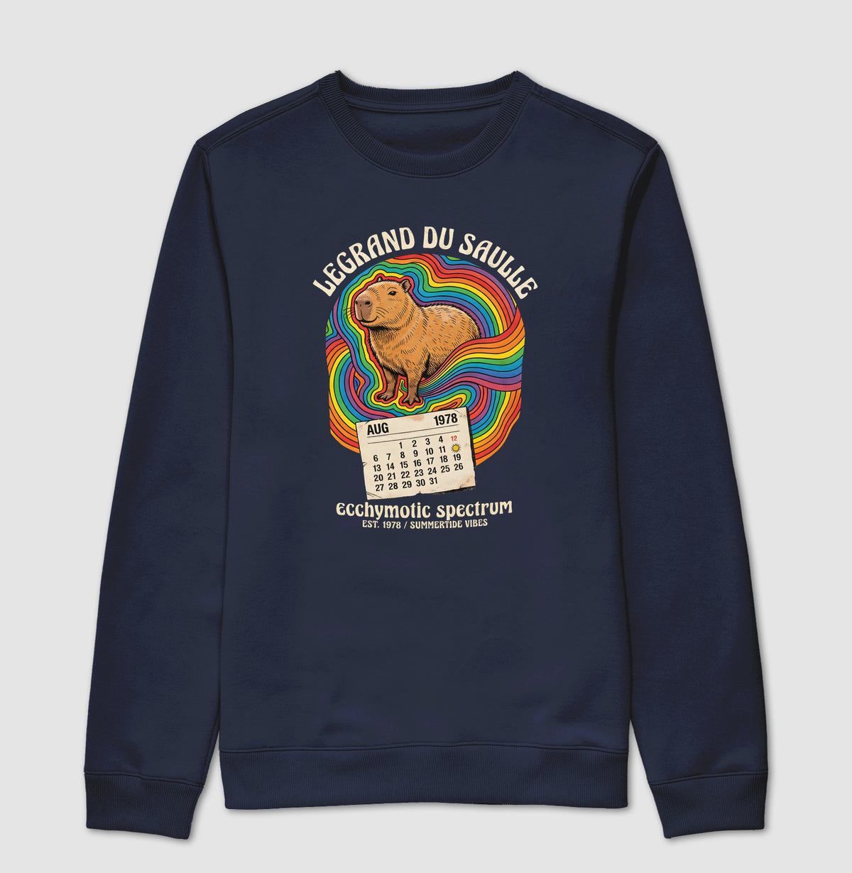 Suéter Moletom Medicina Legal "Espectro Equimótico" | A Capivara de Legrand du Saulle