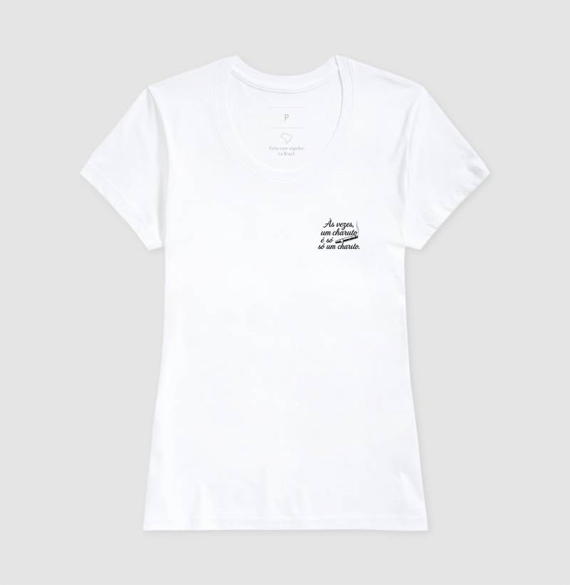 Camiseta Psicanálise Freud - Um Charuto é Só Um Charuto | Minimalista
