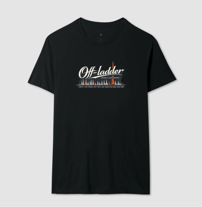 Camiseta Genética Forense "Off-Ladder Desde o Nascimento" | Fora do Padrão