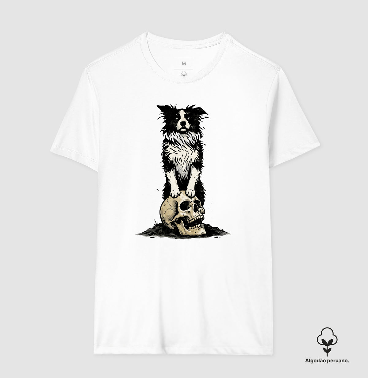 Camiseta Algodão Peruano "Cão Legista" | K9 Cadáver & Antropologia Forense