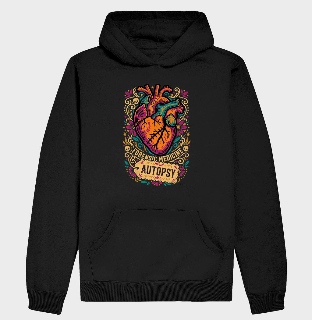 Hoodie Moletom Medicina Legal "Autopsy" | A Arte da Patologia Forense