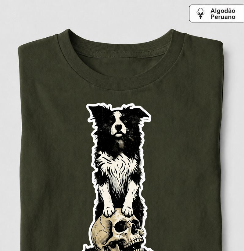 Camiseta Algodão Peruano "Cão Legista" | K9 Cadáver & Antropologia Forense