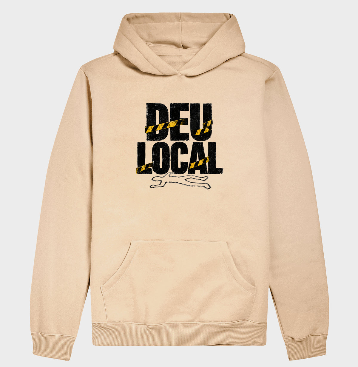 Hoodie Moletom Criminalística "Deu Local" | O Pesadelo do Fim de Plantão
