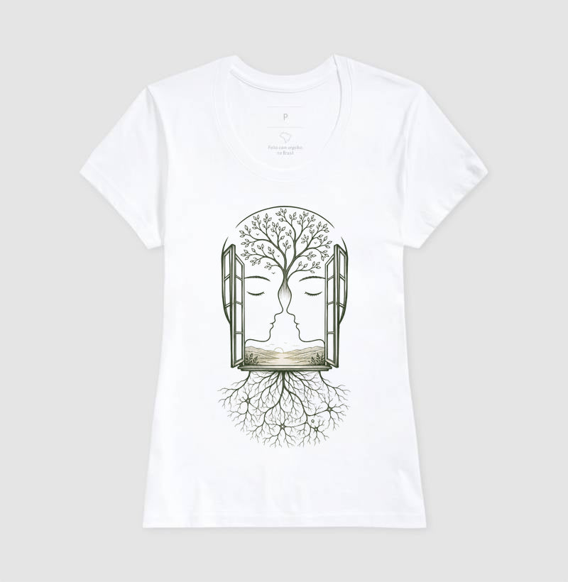 Camiseta "Gestalt: Figura, Fundo e Totalidade" | A Poesia da Percepção