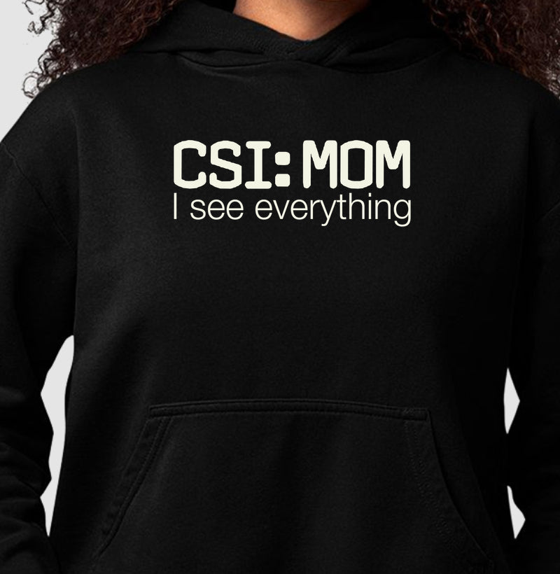Hoodie Moletom Maternidade Forense - CSI: Mom | Minimalista