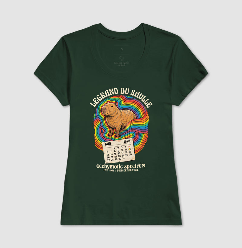 Camiseta Medicina Legal "Espectro Equimótico" | A Capivara de Legrand du Saulle