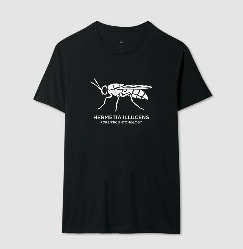 Camiseta "Hermetia Illucens" | O Minimalismo Forense