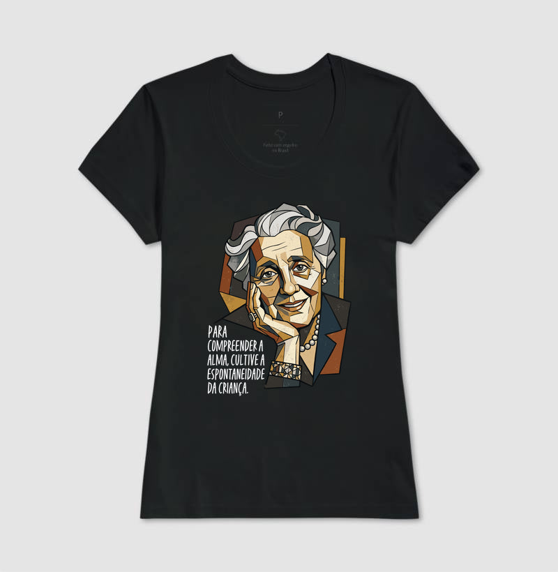 Camiseta Melanie Klein & Picasso: A Alma e a Espontaneidade | Uma Fusão de Gênios