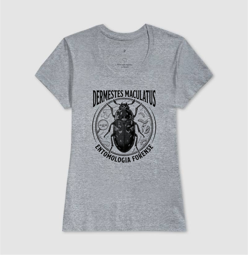Camiseta Besouro Dermestes Maculatus | Entomologia Forense
