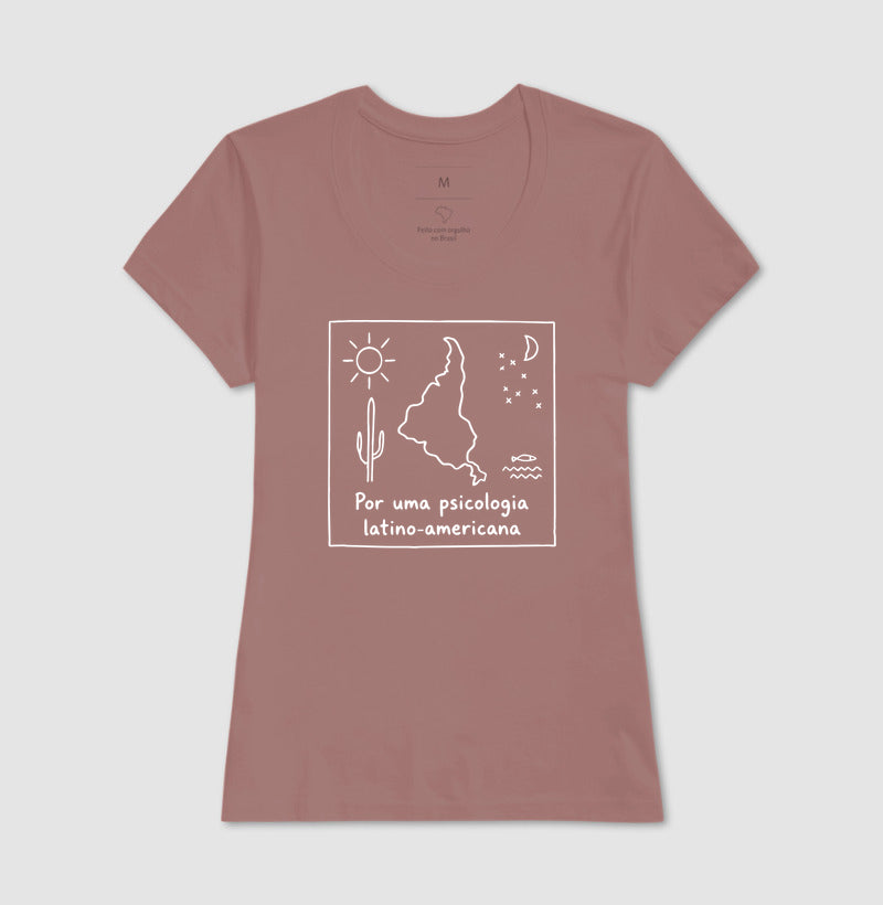Camiseta "Por uma Psicologia Latino-Americana" | O Sul é o Nosso Norte
