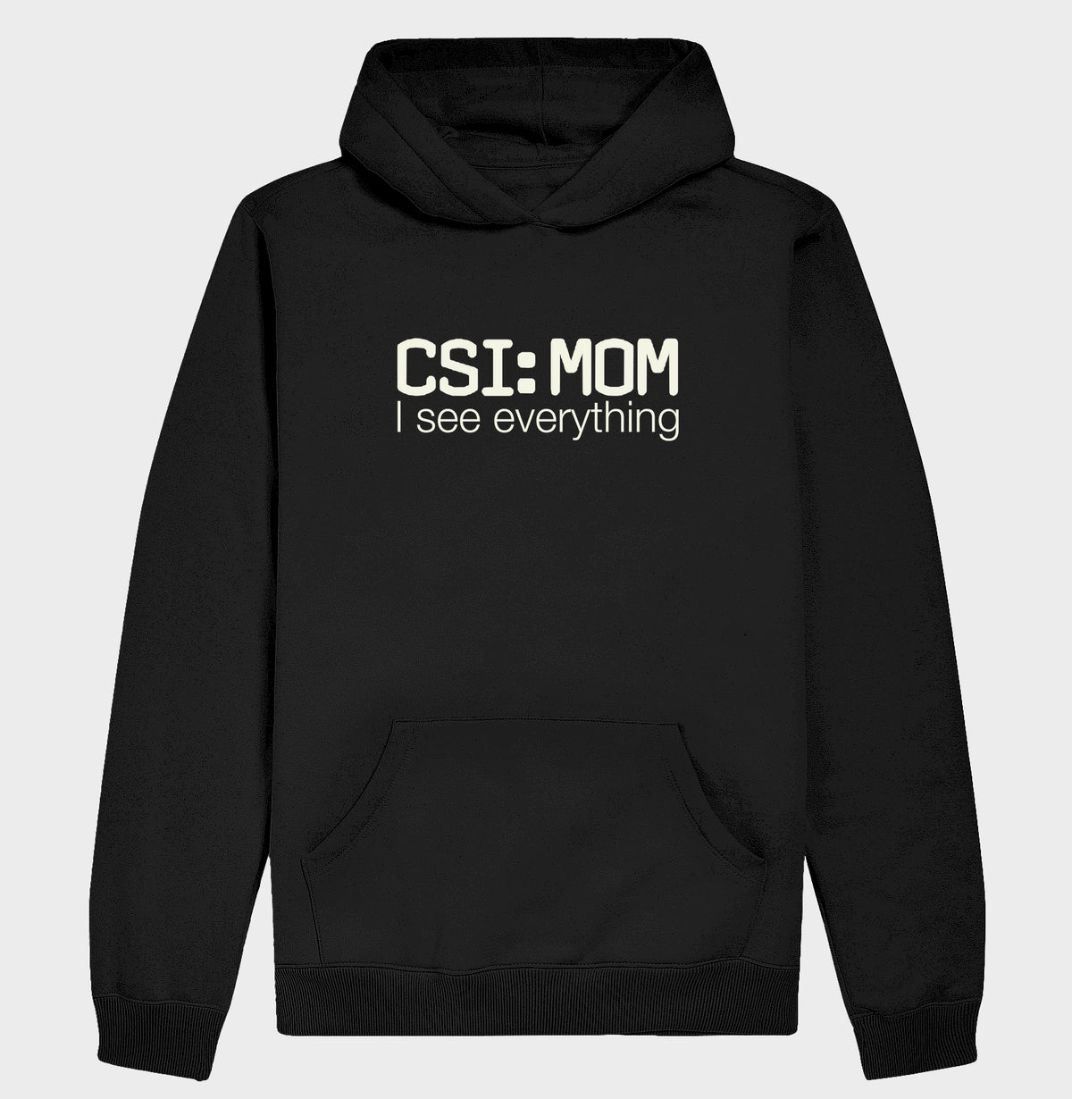 Hoodie Moletom Maternidade Forense - CSI: Mom | Minimalista
