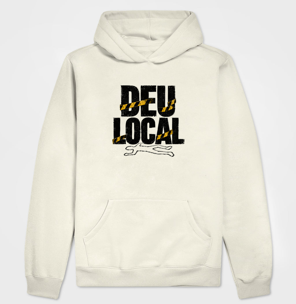 Hoodie Moletom Criminalística "Deu Local" | O Pesadelo do Fim de Plantão