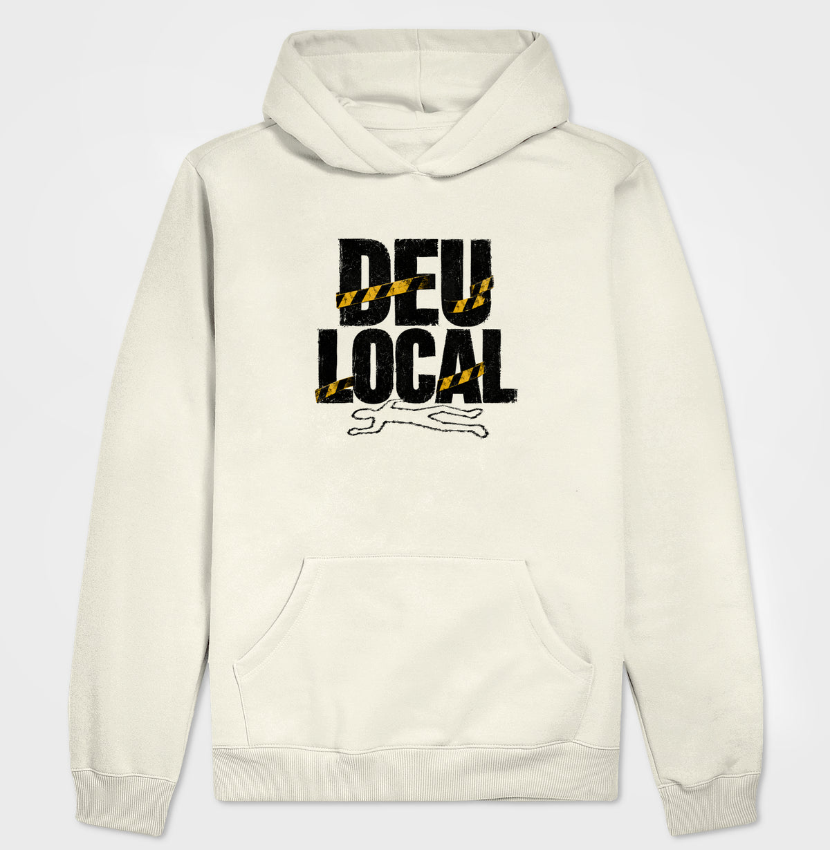 Hoodie Moletom Criminalística "Deu Local" | O Pesadelo do Fim de Plantão