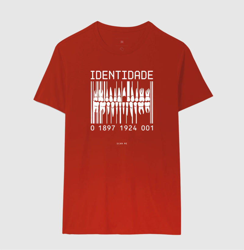 Camiseta Odontologia Forense "Identidade" | O Código Único da Dentição