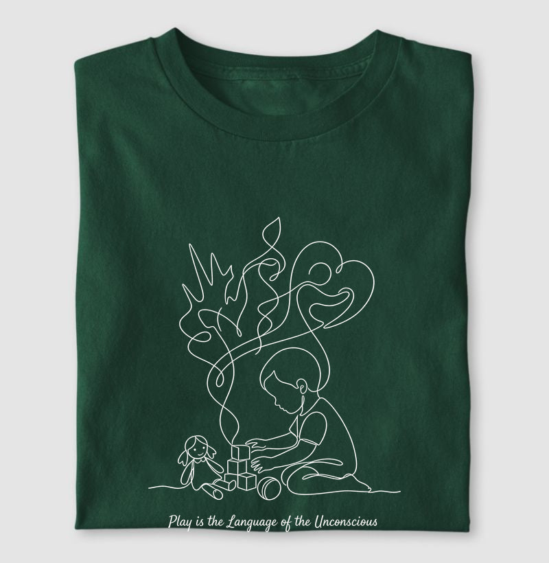 Camiseta Psicanálise Melanie Klein - A Linguagem do Brincar | Ilustração Contínua