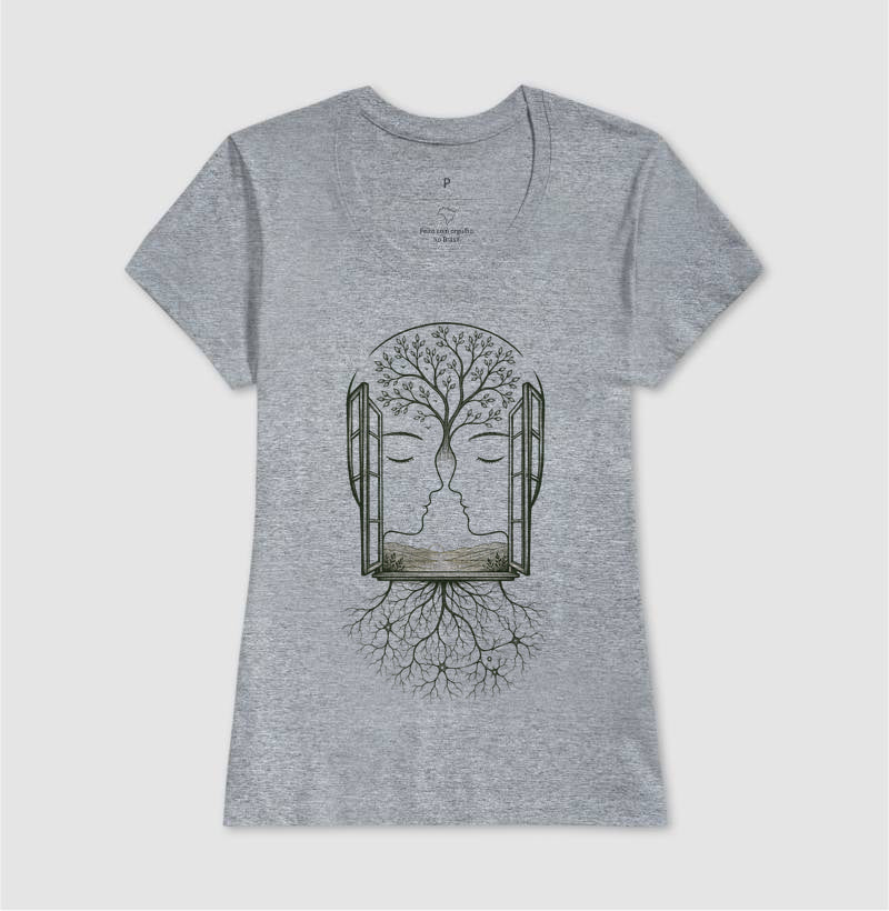 Camiseta "Gestalt: Figura, Fundo e Totalidade" | A Poesia da Percepção