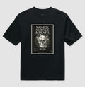 Camiseta Oversized Gótica Científica "Women, Science & Death" | Memento Mori