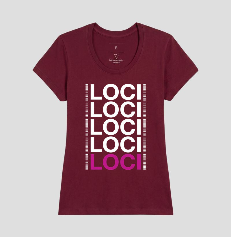 Camiseta Genética Forense "LOCI" | O Painel do DNA & Identificação Humana