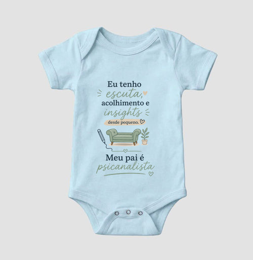 Body Infantil Psicanálise "Escuta, Acolhimento e Insights" | Meu Pai é Psicanalista
