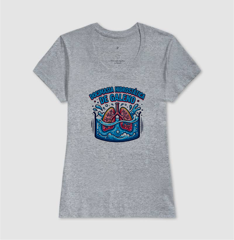 Camiseta Medicina Legal "Docimasia de Galeno" | O Teste do Primeiro Fôlego
