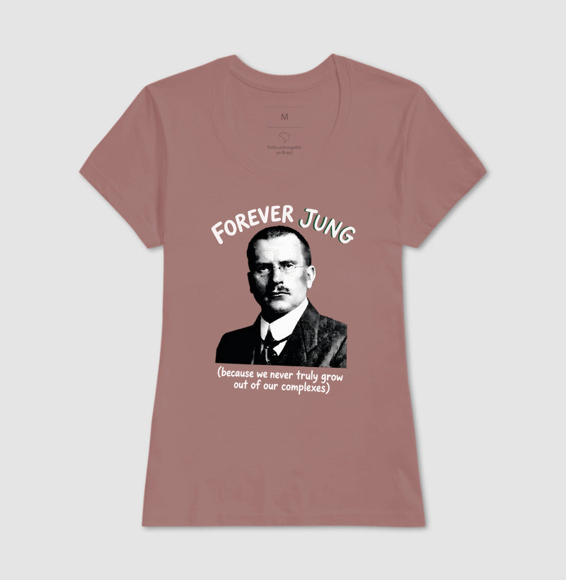 Camiseta Psicanalítica Carl Jung - Forever Jung (Complexes) | Retrô Noir