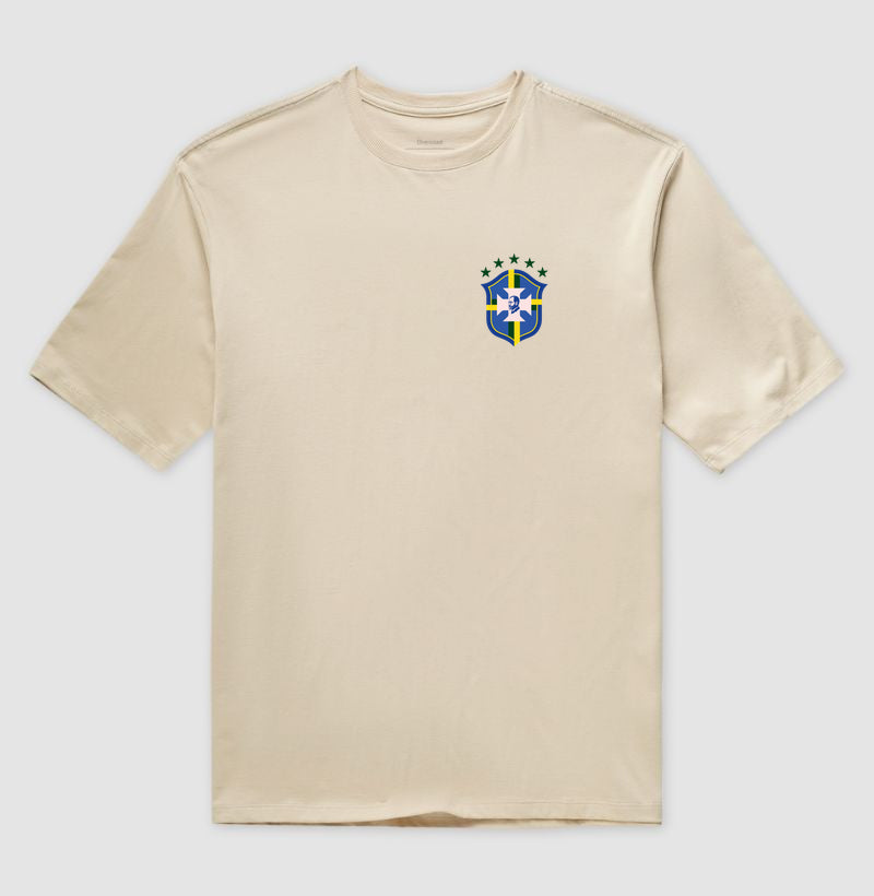 Camiseta Oversized Psicanálise Freud CBF - Campeão do Inconsciente