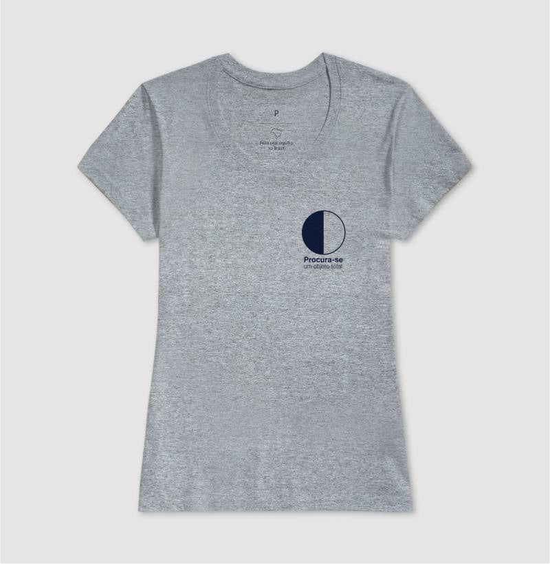 Camiseta Psicanálise Melanie Klein - Procura-se um Objeto Total | Minimalista Geométrica
