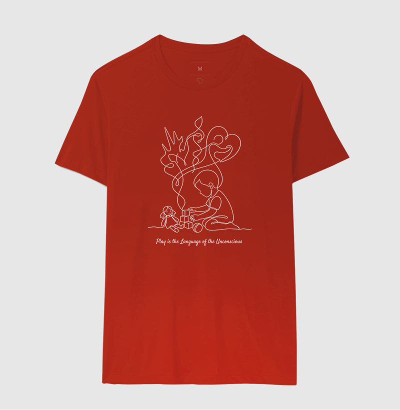 Camiseta Psicanálise Melanie Klein - A Linguagem do Brincar | Ilustração Contínua