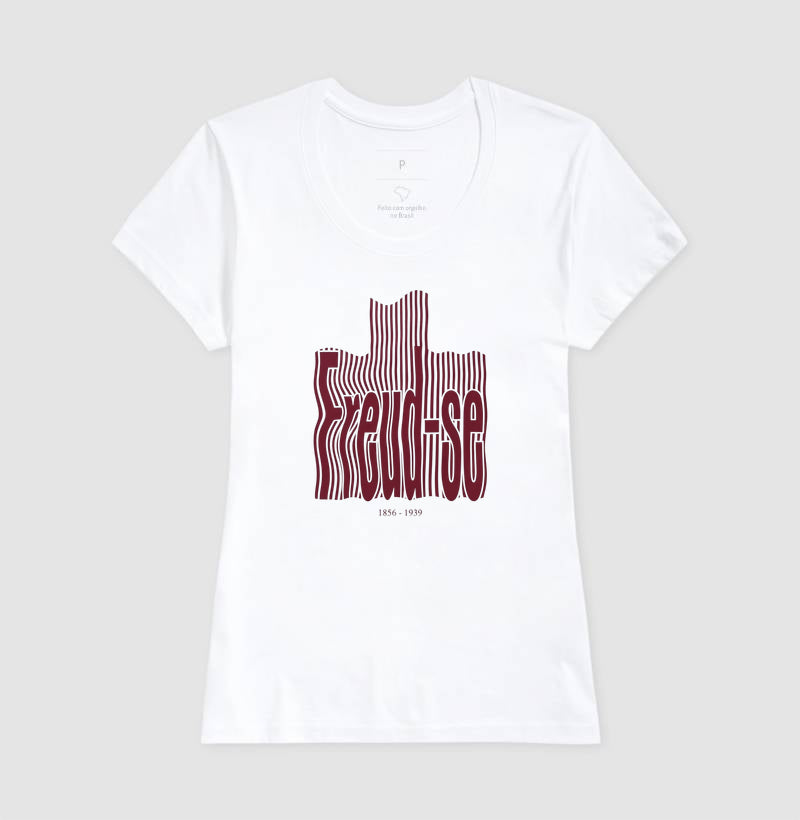 Camiseta Psicanálise "Freud-se" | Sigmund Freud & Op-Art Streetwear