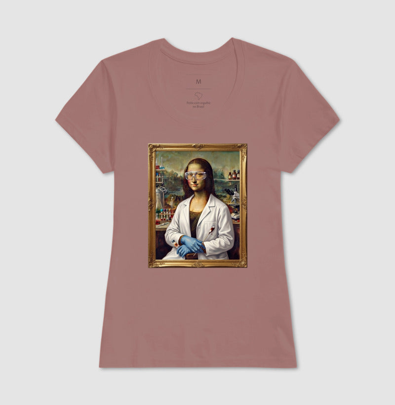 Camiseta "Mona Lisa Perita" | A Gioconda no Laboratório Forense