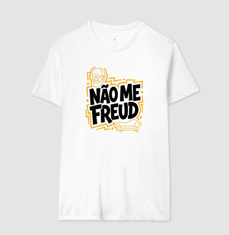 Camiseta "Não Me Freud" | Sigmund Freud & Humor Pop