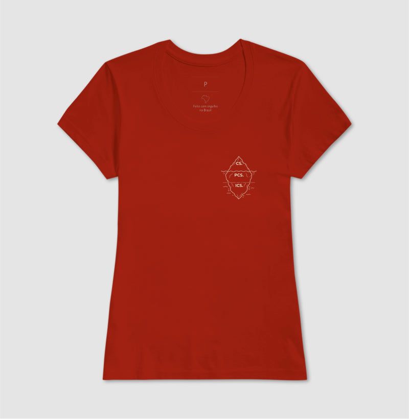 Camiseta Psicanálise Freud - Primeira Tópica (Iceberg) | Minimalista