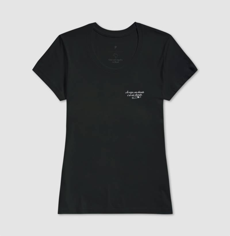Camiseta Psicanálise Freud - Um Charuto é Só Um Charuto | Minimalista