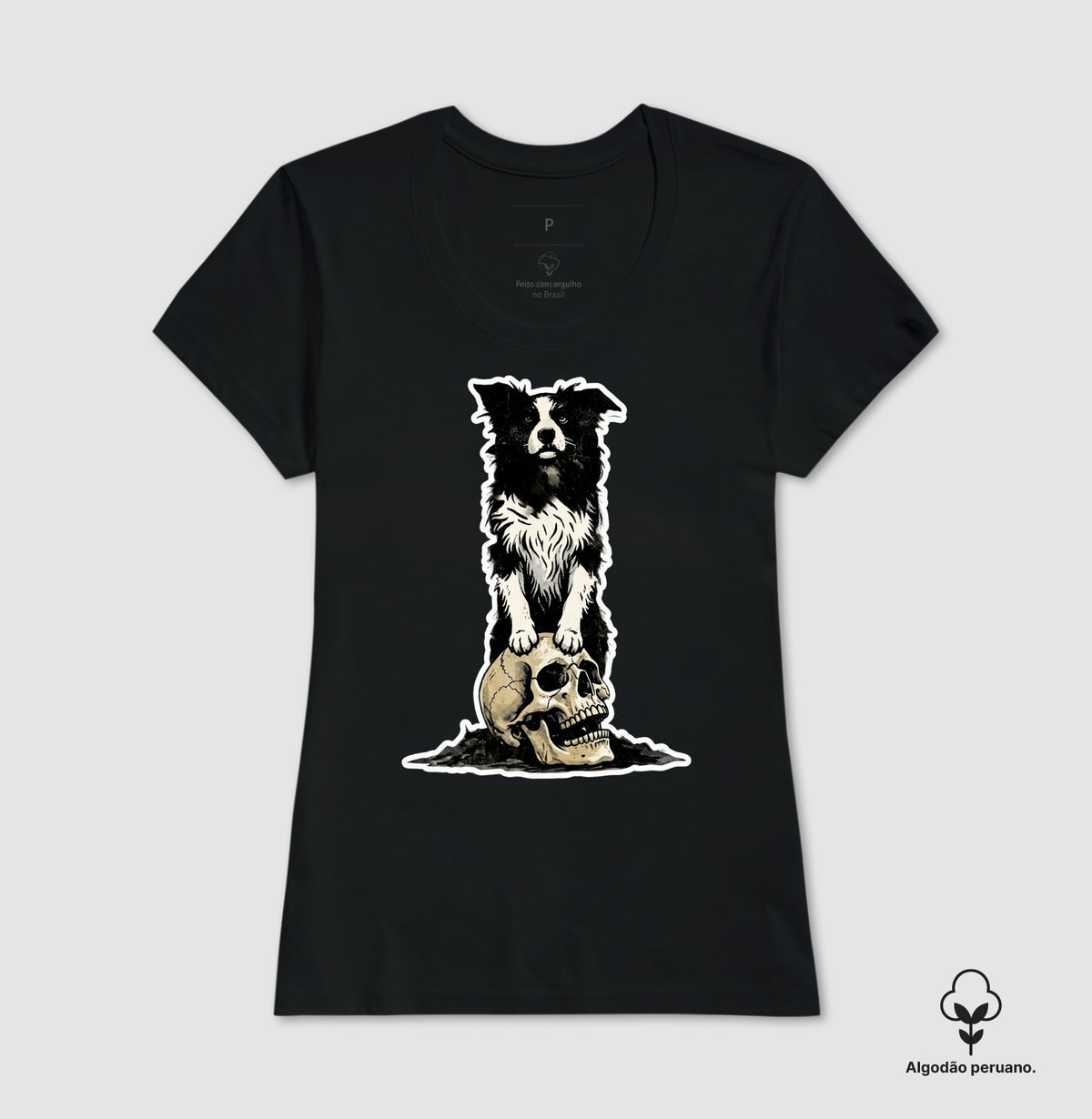 Camiseta Algodão Peruano "Cão Legista" | K9 Cadáver & Antropologia Forense