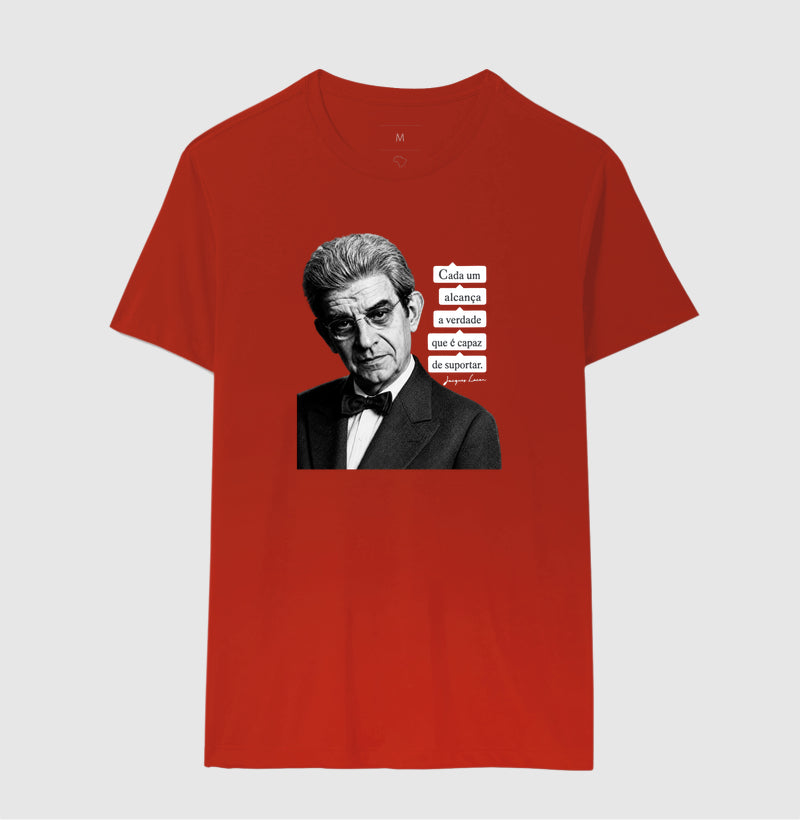 Camiseta Psicanálise Lacan | "Cada Um Alcança a Verdade que é Capaz de Suportar"