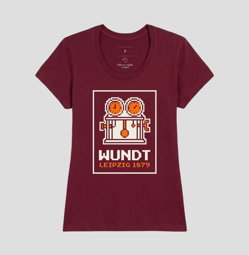 Camiseta Psicologia "Wundt: Leipzig 1879" | 8-Bit Pixel Art