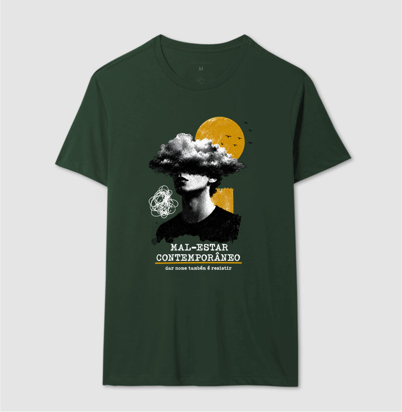 Camiseta "Mal-Estar Contemporâneo" | Dar Nome Também É Resistir
