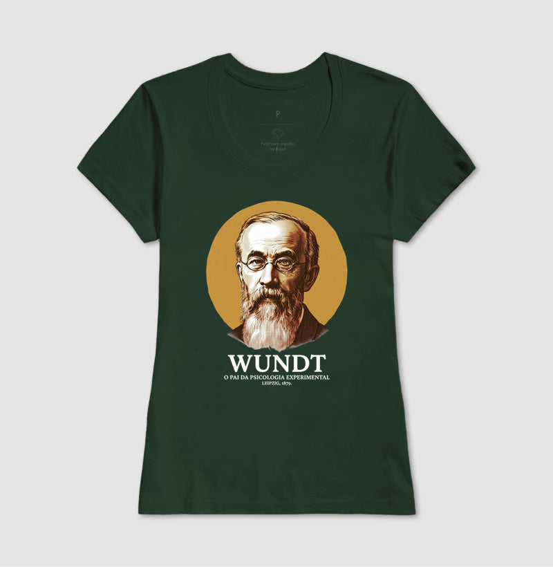 Camiseta "Wilhelm Wundt" | O Pai da Psicologia Experimental (Leipzig, 1879)