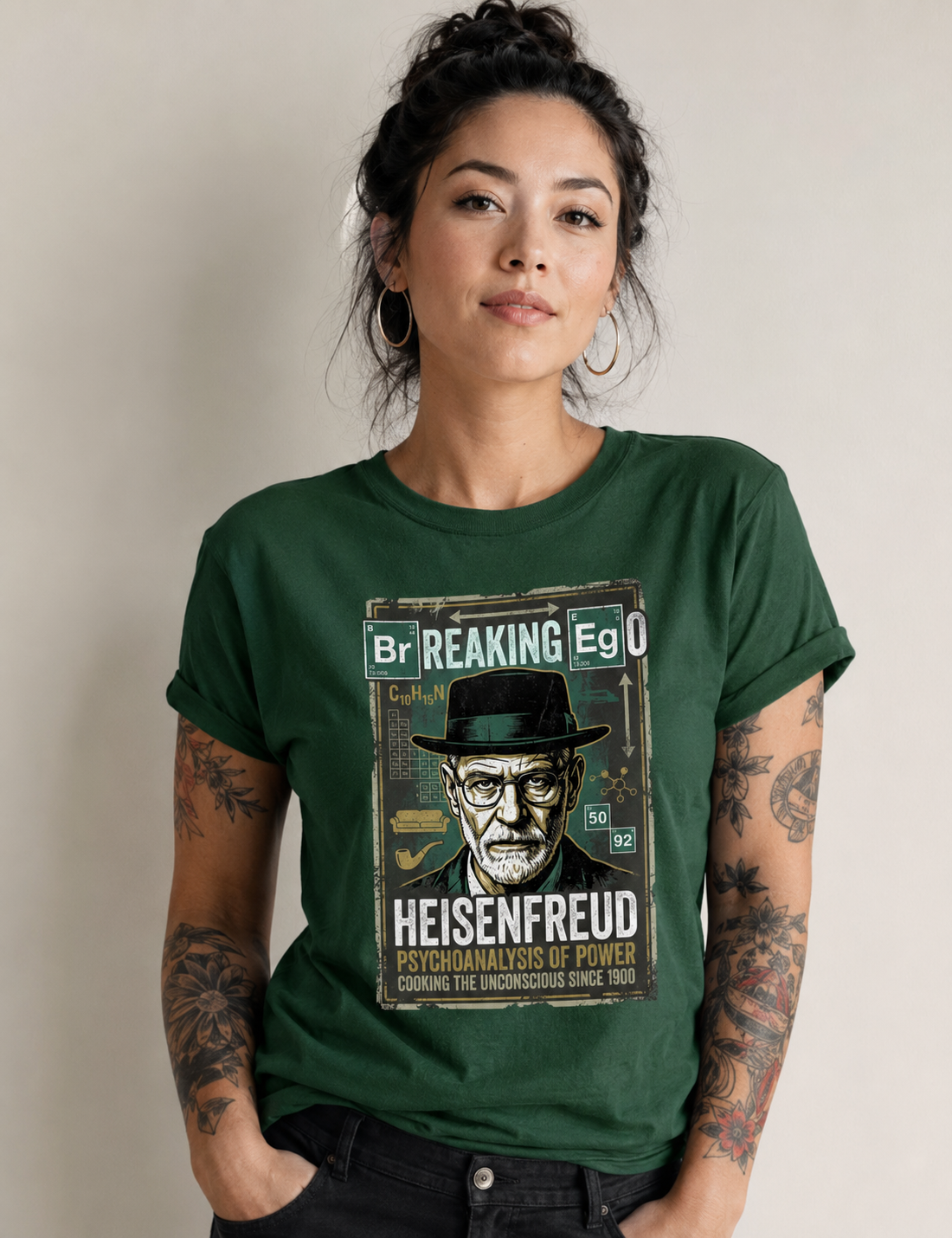 Camiseta Breaking Ego (Heisenfreud) | Cultura Pop
