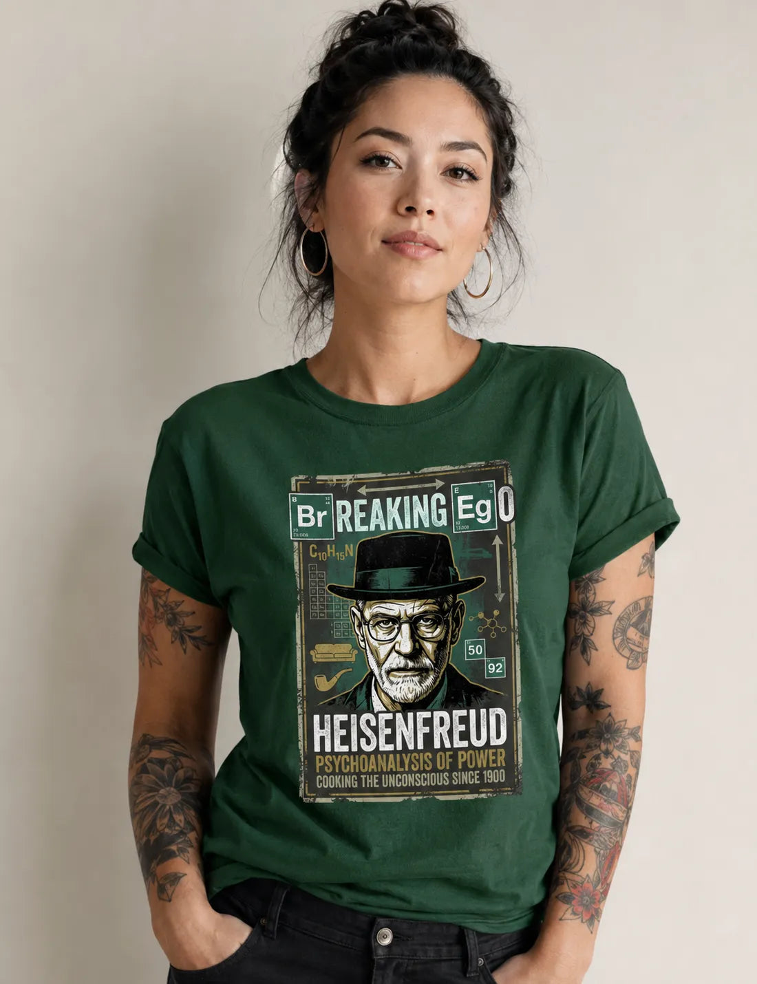Camiseta Breaking Ego (Heisenfreud) | Cultura Pop