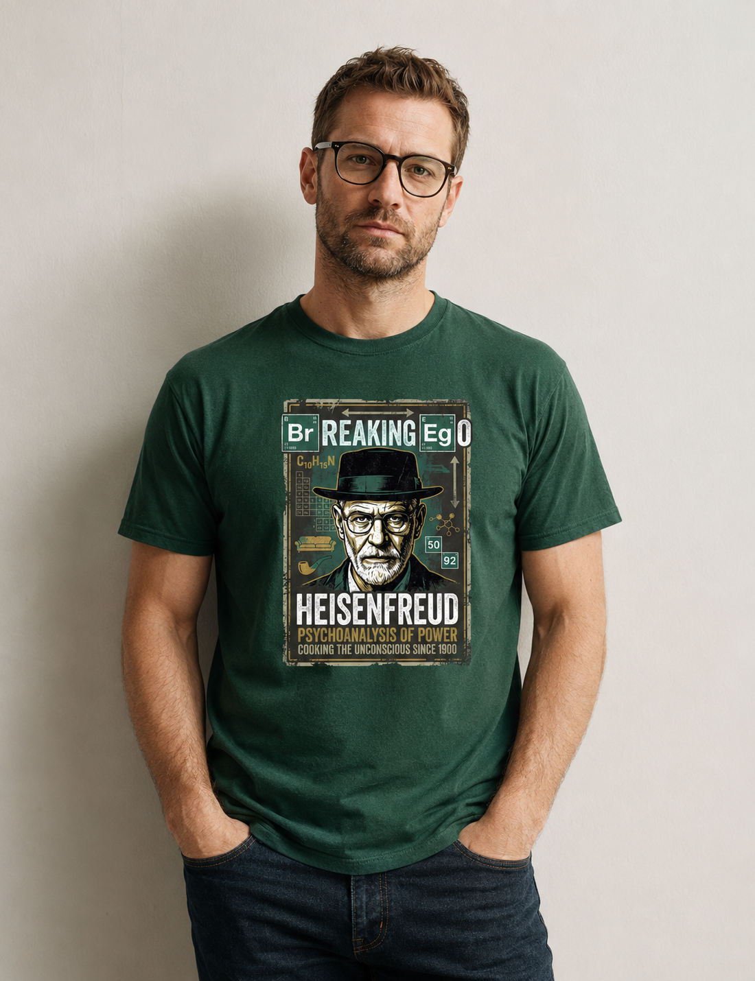 Camiseta Breaking Ego (Heisenfreud) | Cultura Pop