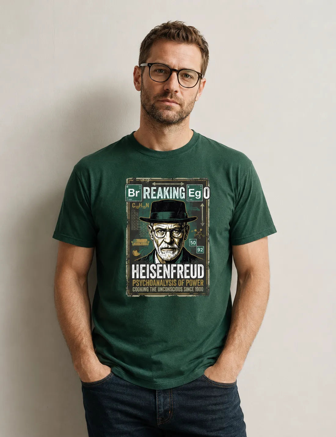 Camiseta Breaking Ego (Heisenfreud) | Cultura Pop