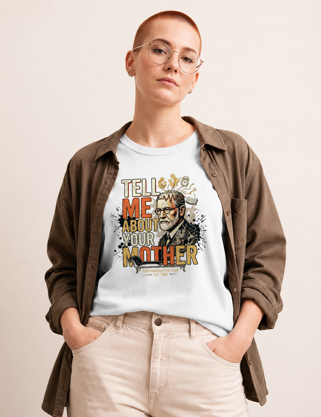 Camiseta Psicanálise Freud - Tell Me About Your Mother | Vintage