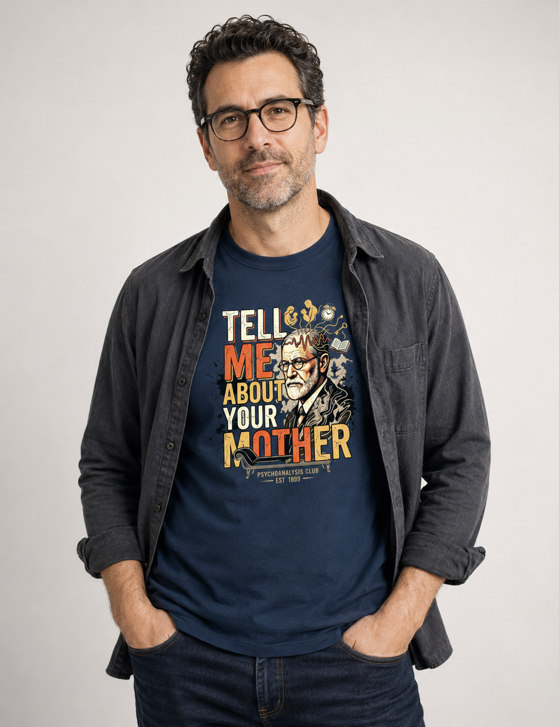 Camiseta Psicanálise Freud - Tell Me About Your Mother | Vintage
