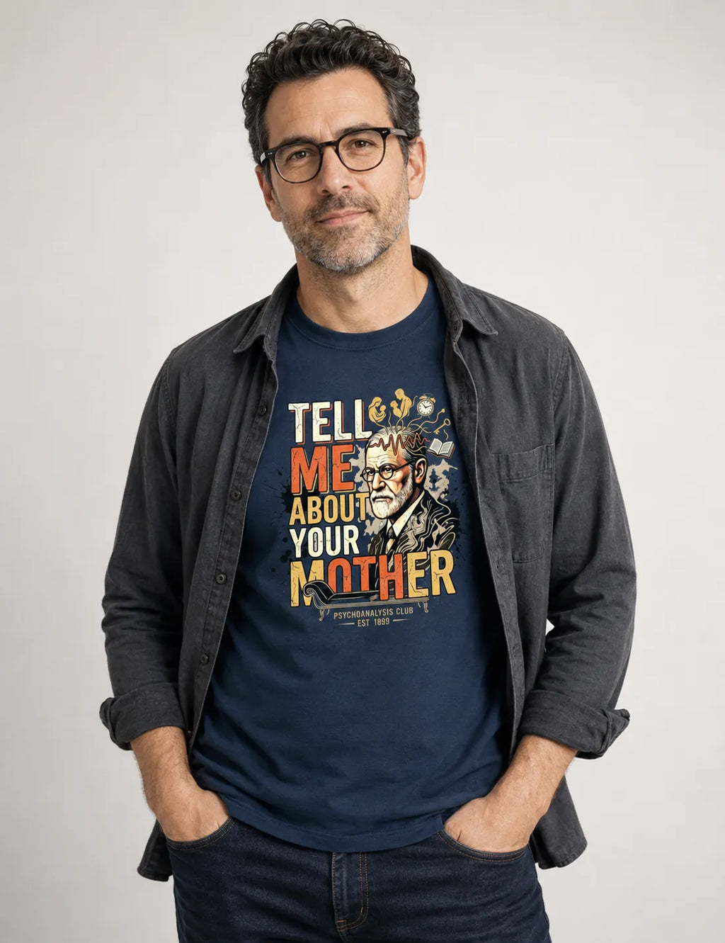 Camiseta Psicanálise Freud - Tell Me About Your Mother | Vintage